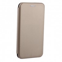 Чехол-книжка кожаный Fashion Case Slim-Fit для iPhone XR (6.1") Gold Золотой