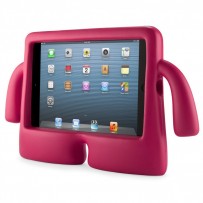 Детский чехол "Happy Hands", для iPad mini  (подходит для mini 6), малиновый