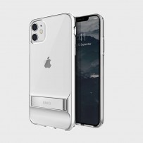 Чехол-лед для iPhone 11 Pro Max, кристально-прозрачный с подставкой