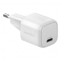 EnergEA СЗУ Ampcharge Nano PD20, Super compact USB-C charger White