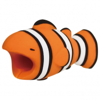 Зверушка-игрушка для защиты кабеля от износа "Рыбка-клоун" для iPhone
