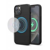Чехол Elago для iPhone 14 MagSafe Soft silicone case Black (ES14MSSC61-BK)