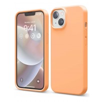 Чехол Elago для iPhone 14 Soft silicone (Liquid) Orange (ES14SC61-OR)