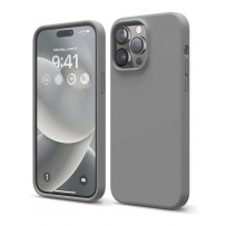 Чехол Elago для iPhone 14 Pro Soft silicone (Liquid) Dark Grey (ES14SC61PRO-DGY)
