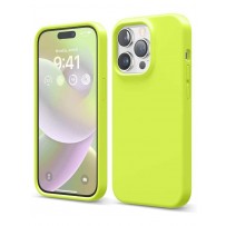 Чехол Elago для iPhone 14 Pro Soft silicone (Liquid) Neon Yellow (ES14SC61PRO-NYE)