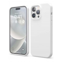 Чехол Elago для iPhone 14 Pro Soft silicone (Liquid) White (ES14SC61PRO-WH)