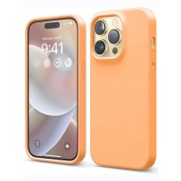 Чехол Elago для iPhone 14 Pro Max Soft silicone (Liquid) Orange (ES14SC67PRO-OR)