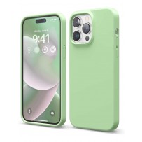 Чехол Elago для iPhone 14 Pro Max Soft silicone (Liquid) Pastel Green (ES14SC67PRO-PGR)