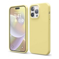 Чехол Elago для iPhone 14 Pro Max Soft silicone (Liquid) Yellow (ES14SC67PRO-YE)