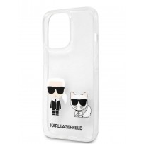 Чехол KARL Lagerfeld для iPhone 13 Pro PC/TPU Karl & Choupette Hard Transparent (KLHCP13LCKTR)