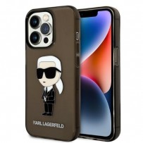 Чехол KARL Lagerfeld для iPhone 14 Pro PC/TPU NFT Karl Ikonik Hard Translucent Black (KLHCP14LHNIKTCK)