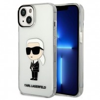 Чехол KARL Lagerfeld для iPhone 14 PC/TPU NFT Karl Ikonik Hard Transparent (KLHCP14SHNIKTCT)