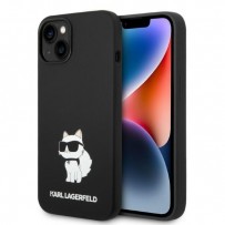 Чехол KARL Lagerfeld для iPhone 14 Pro Max Liquid silicone NFT Choupette Hard Black (MagSafe) (KLHMP14XSNCHBCK)