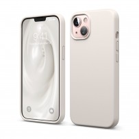 Чехол Elago для iPhone 13 Soft silicone (Liquid) Stone (ES13SC61-ST)