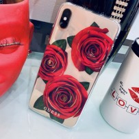 Чехол Guess "Красная роза" для iPhone XS MAX